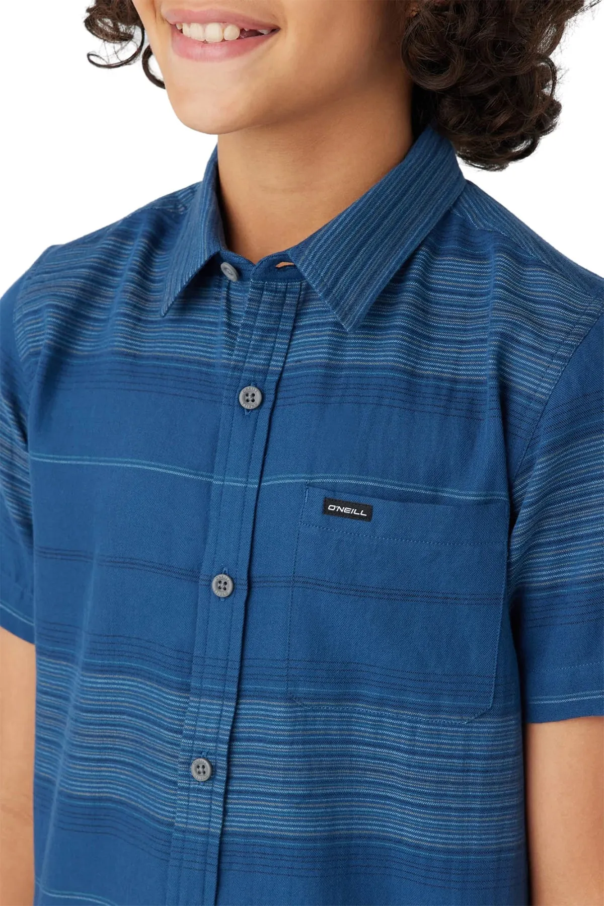 Seafaring Stripe Button-Up Shirt - Boys|-|Chemise boutonnée à rayures Seafaring - Garçon sold by Altitude Sports product image thumbnail 3