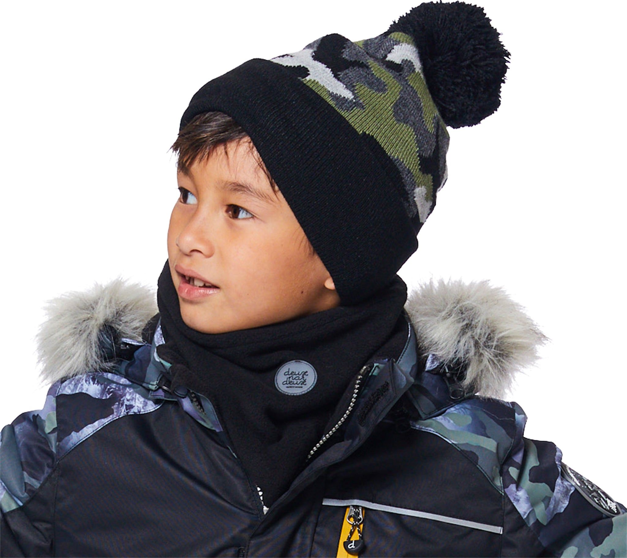 Camo Knit Hat - Boy|-|Chapeau en tricot camouflage - Garçon sold by Altitude Sports product image thumbnail 3