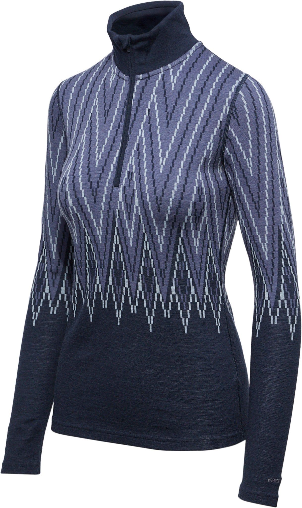Juliane Merino Wool Half Zip Baselayer - Women's|-|Couche de base en mérinos à demi glissière Juliane - Femme sold by Altitude Sports product image thumbnail 4