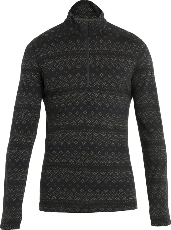200 Oasis First Snow Merino Long Sleeve Half Zip Thermal Top - Men's|-|Haut thermique à manches longues et demi-glissière en mérinos First Snow 200 Oasis - Homme made by Altitude Sports