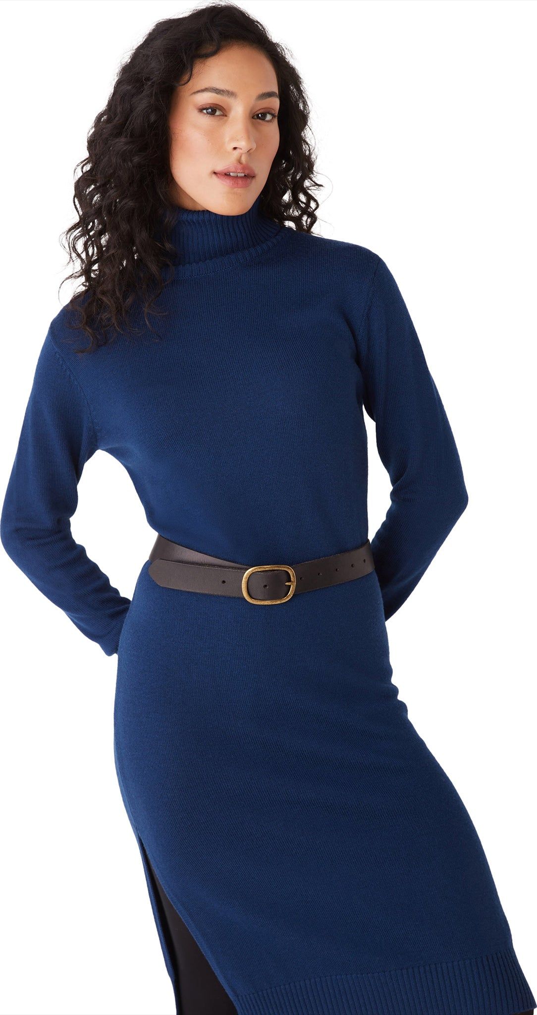 Merino Wool Turtleneck Dress - Women's|-|Robe à col roulé en laine mérinos - Femme sold by Altitude Sports product image thumbnail 4