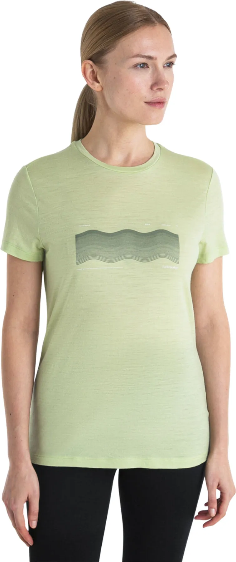150 Tech Lite III Merino Contour Waves T-Shirt - Women's|-|T-shirt en laine mérinos Contour Waves 150 Tech Lite III - Femme sold by Altitude Sports product image thumbnail 4