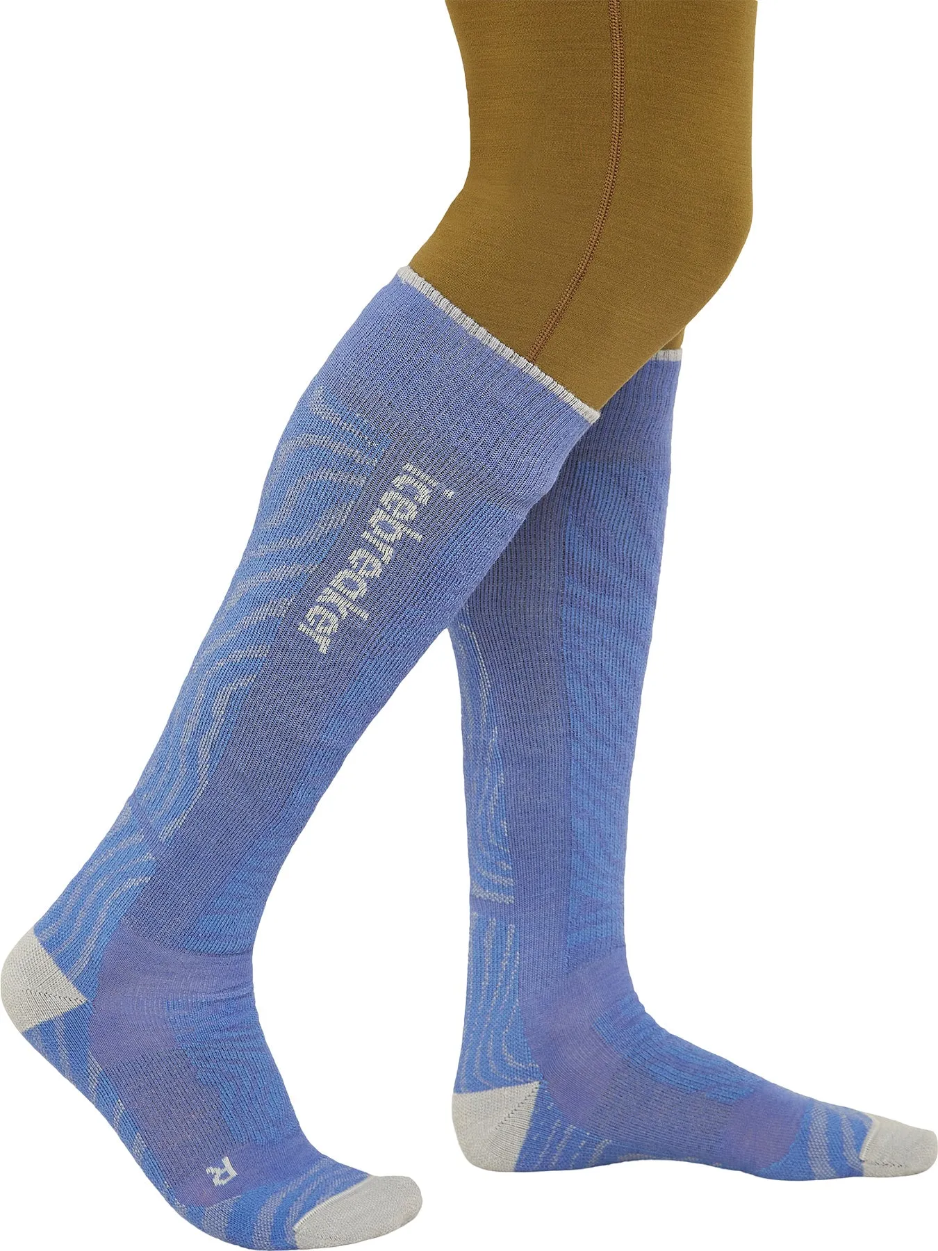 Merino Ski+ Medium Over the Calf Mountain Contour Socks - Men's|-|Chaussettes de ski en laine mérinos Mountain Contour - Homme sold by Altitude Sports product image thumbnail 5