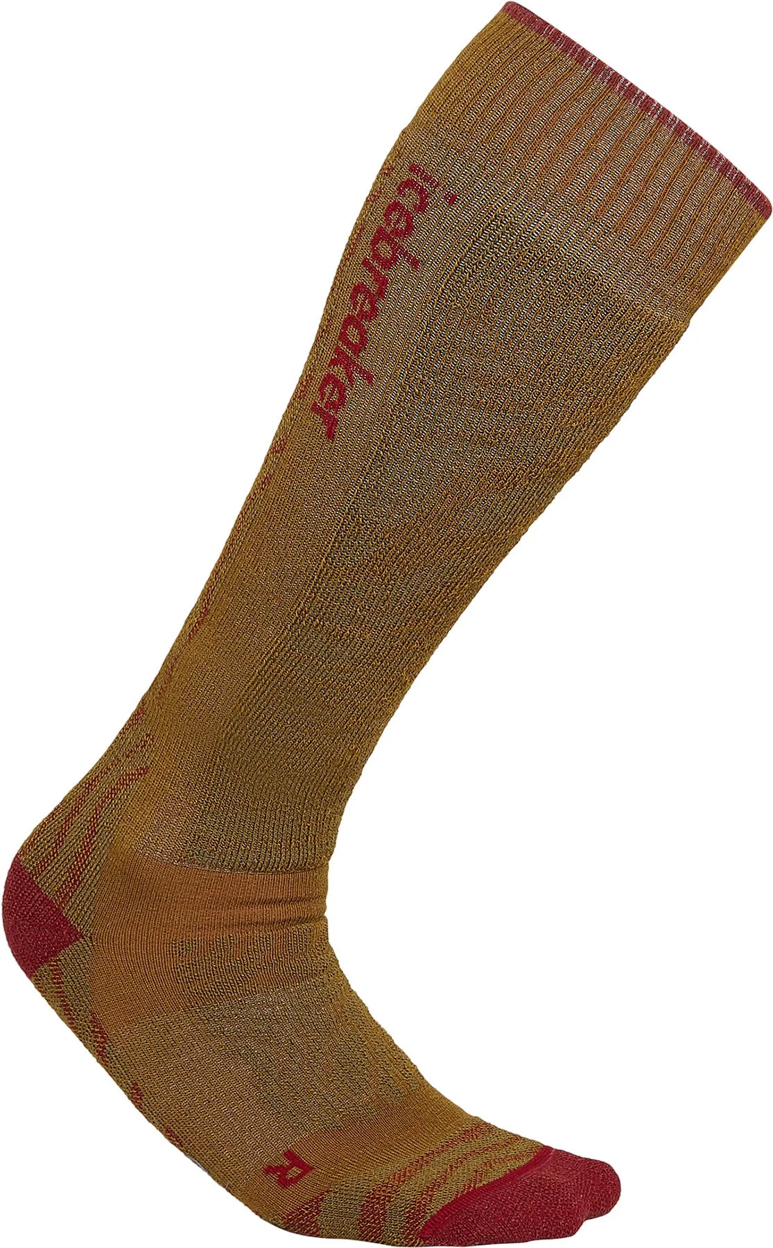 Merino Ski+ Medium Over the Calf Mountain Contour Socks - Men's|-|Chaussettes de ski en laine mérinos Mountain Contour - Homme sold by Altitude Sports