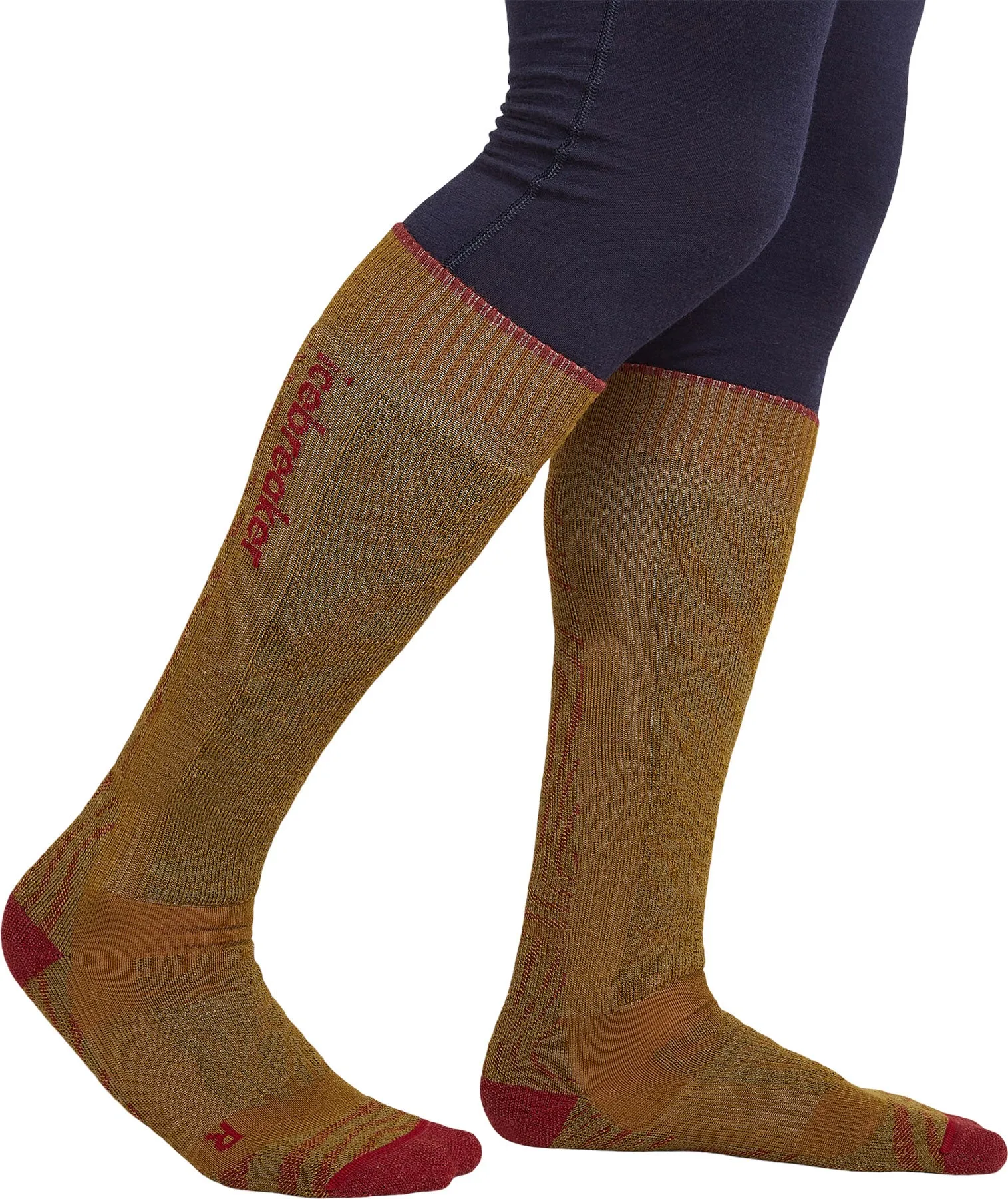 Merino Ski+ Medium Over the Calf Mountain Contour Socks - Men's|-|Chaussettes de ski en laine mérinos Mountain Contour - Homme sold by Altitude Sports product image thumbnail 3