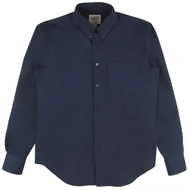 Men's Easy Shirt - Indigo Dyed Oxford|-|Chemise Easy - Indigo Dyed Oxford Homme sold by Altitude Sports