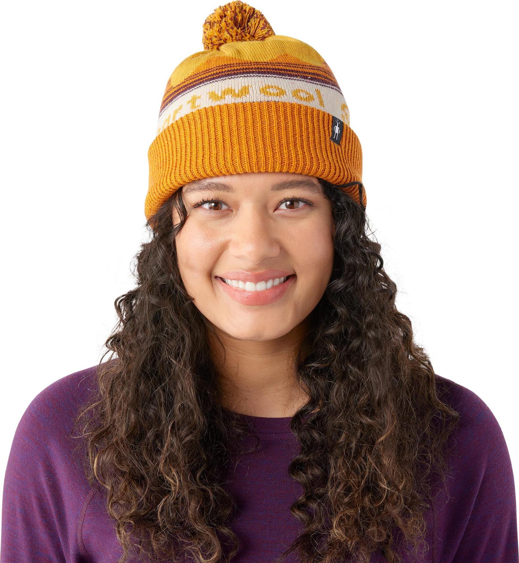 Knit Winter Pattern Pom Beanie - Unisex|-|Tuque en tricot à motif d'hiver avec pompon - Unisexe sold by Altitude Sports product image thumbnail 2
