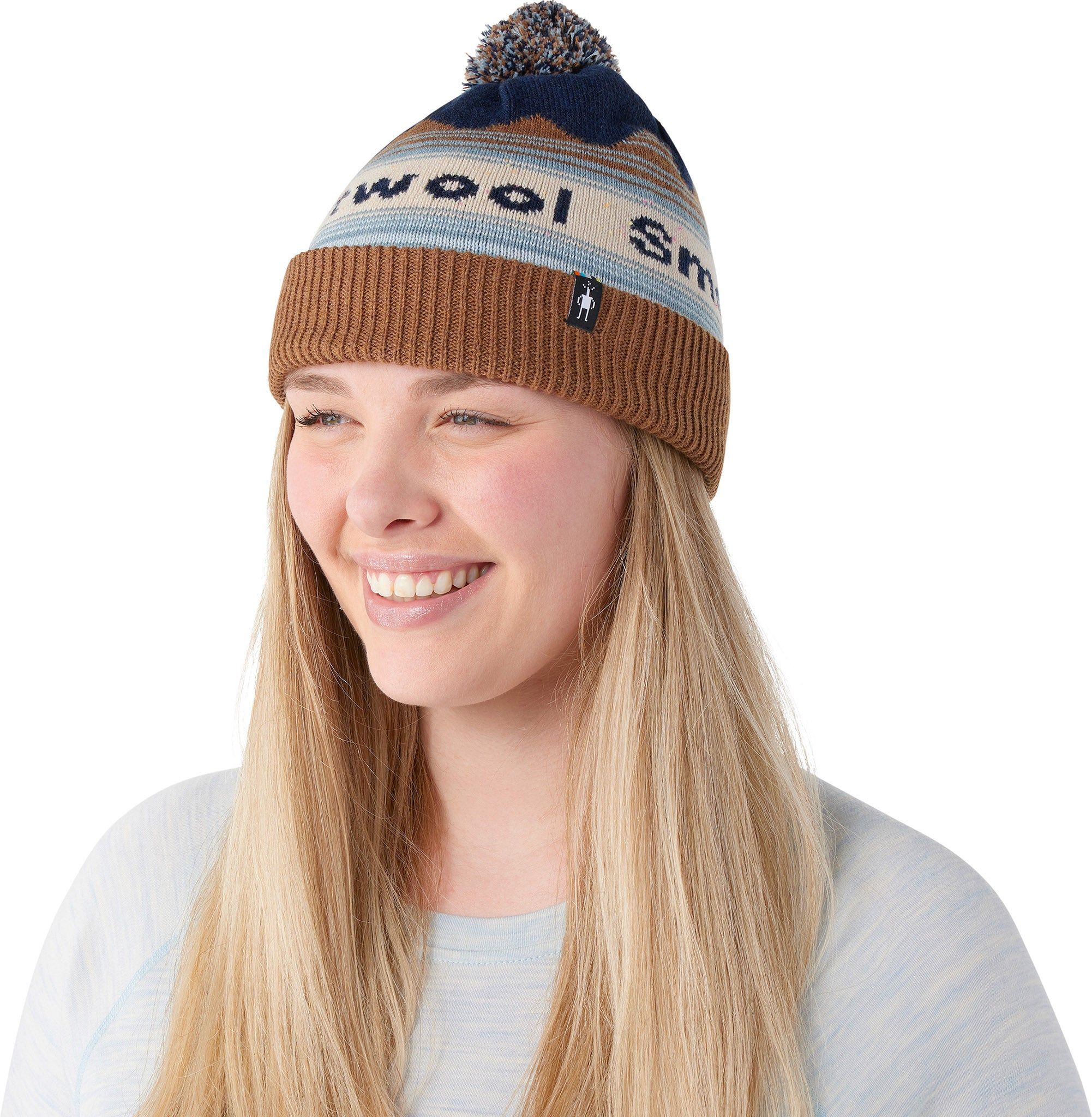 Knit Winter Pattern Pom Beanie - Unisex|-|Tuque en tricot à motif d'hiver avec pompon - Unisexe sold by Altitude Sports product image thumbnail 5