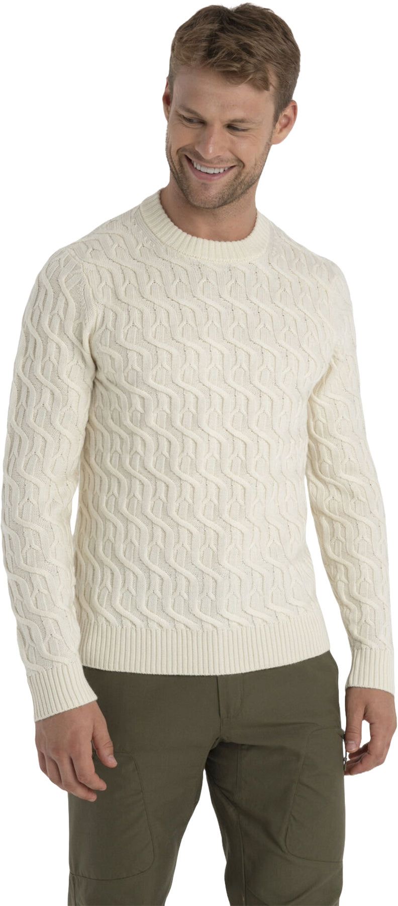 Merino Cable Knit Crewe Sweater - Men's|-|Pullover ras du cou en mérinos - Homme sold by Altitude Sports product image thumbnail 3