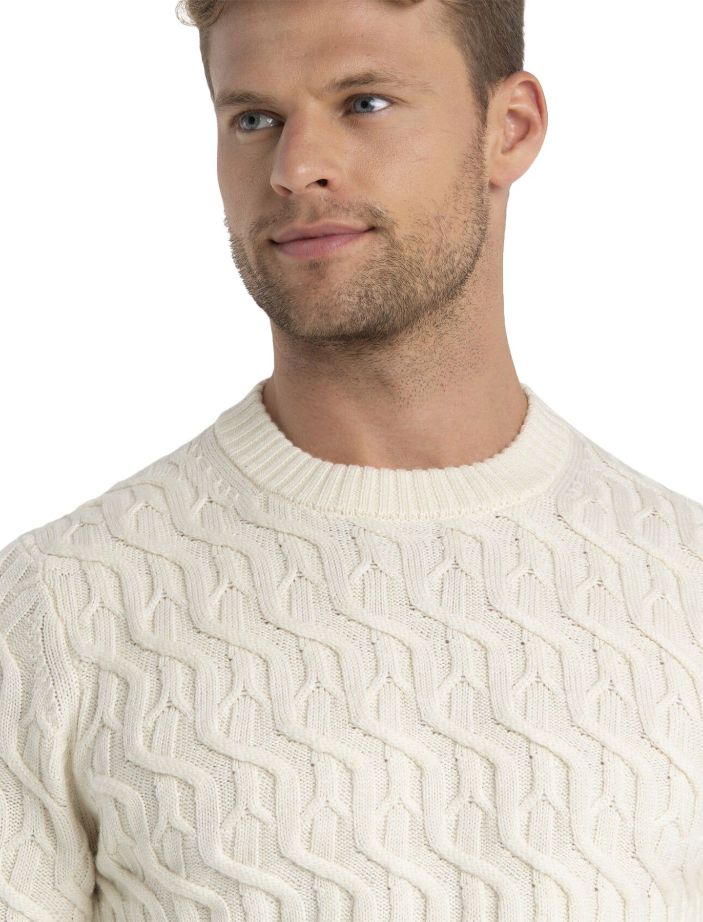 Merino Cable Knit Crewe Sweater - Men's|-|Pullover ras du cou en mérinos - Homme sold by Altitude Sports product image thumbnail 4