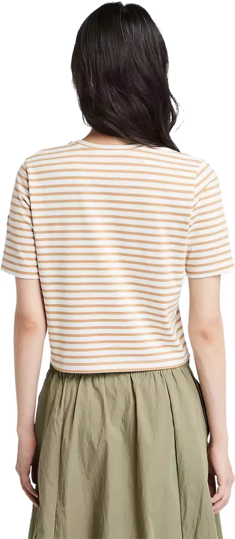 Striped Cropped Short Sleeve T-Shirt - Women's|-|T-shirt écourté rayé à manches courtes - Femme sold by Altitude Sports product image thumbnail 4