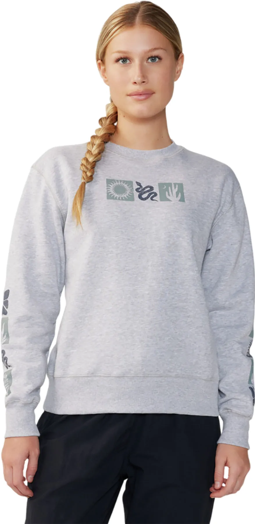 Desert Check Crew Neck Pullover - Women's|-|Chandail à col rond Desert Check - Femme sold by Altitude Sports