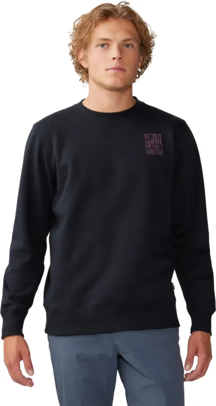MHW Abstract Type Crew Neck Pullover - Men's|-|Chandail à col rond MHW Abstract Type - Homme made by Mountain Hardwear