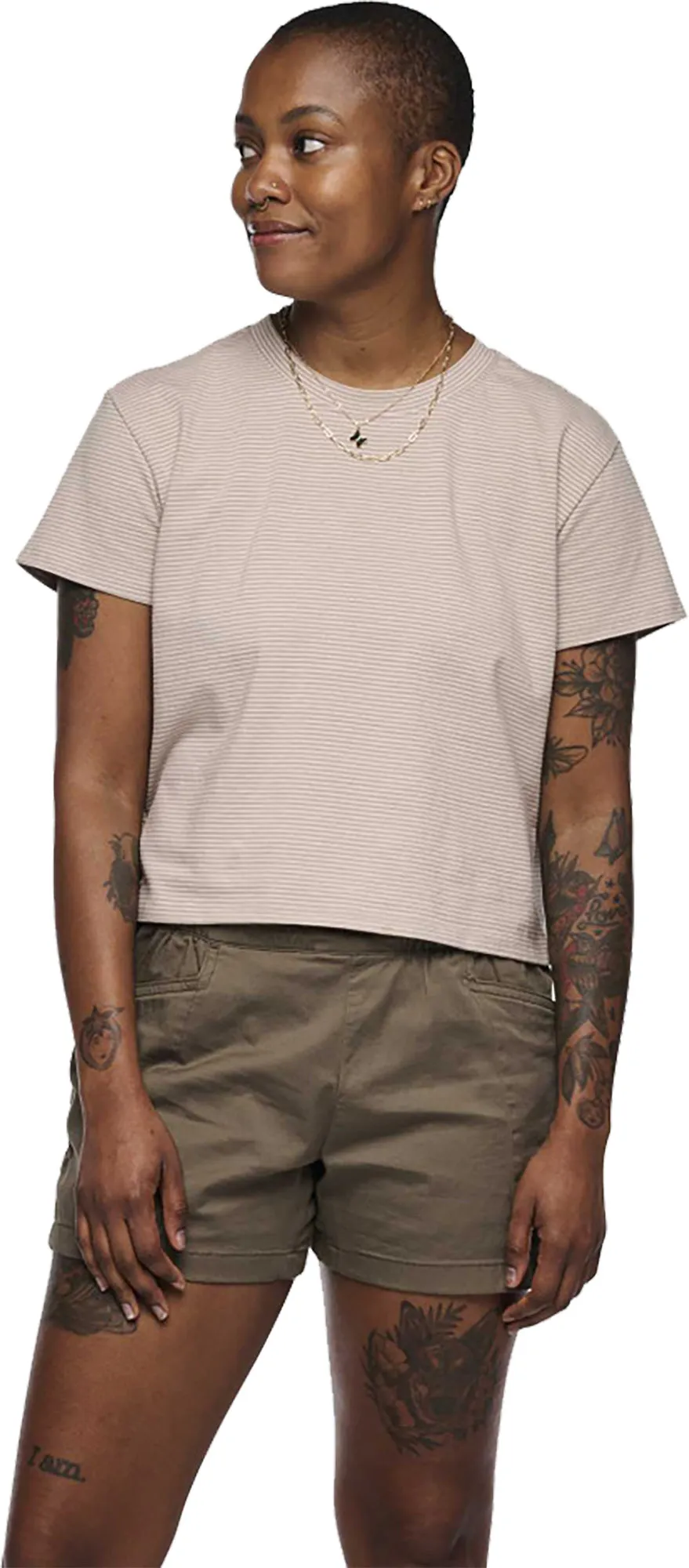 BD Stripe Short Sleeve Tee - Women's|-|T-shirt à manches courtes Stripe BD - Femme sold by Altitude Sports product image thumbnail 2