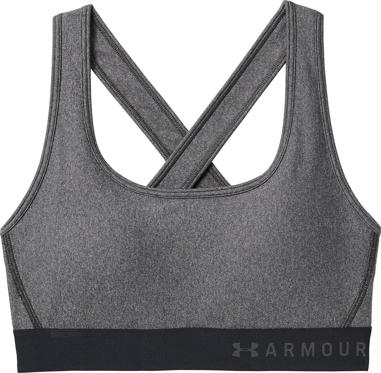 Armour Mid Crossback Heathered Sport Bra - Women's|-|Soutien-gorge de sport croisé au dos Armour Mid Heathered Femme sold by Altitude Sports