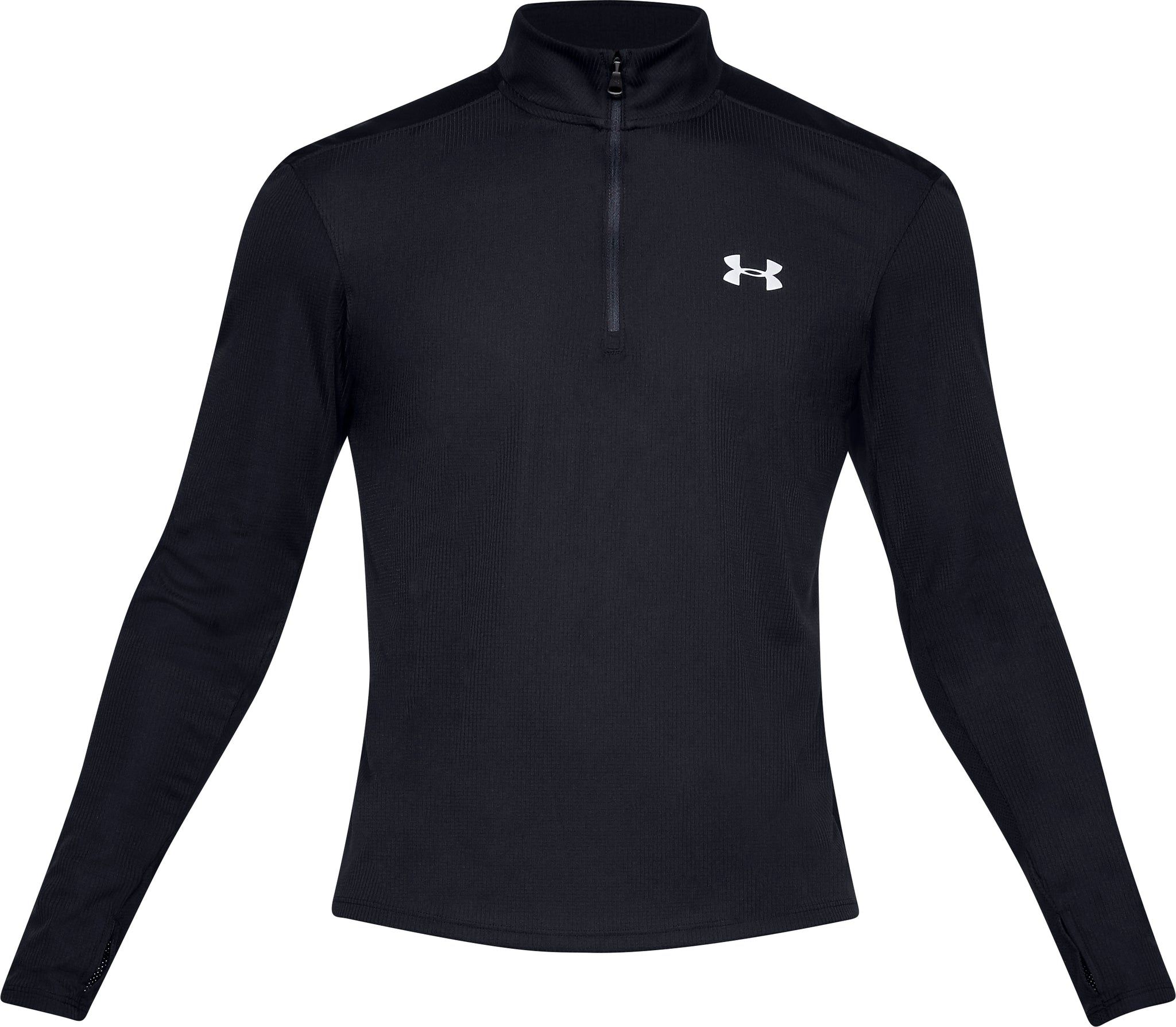 Men's UA Speed Stride 1/4 Zip Long Sleeve Tee|-|T-shirt à manches longues et glissière 1/4 UA Speed Stride Homme sold by Altitude Sports
