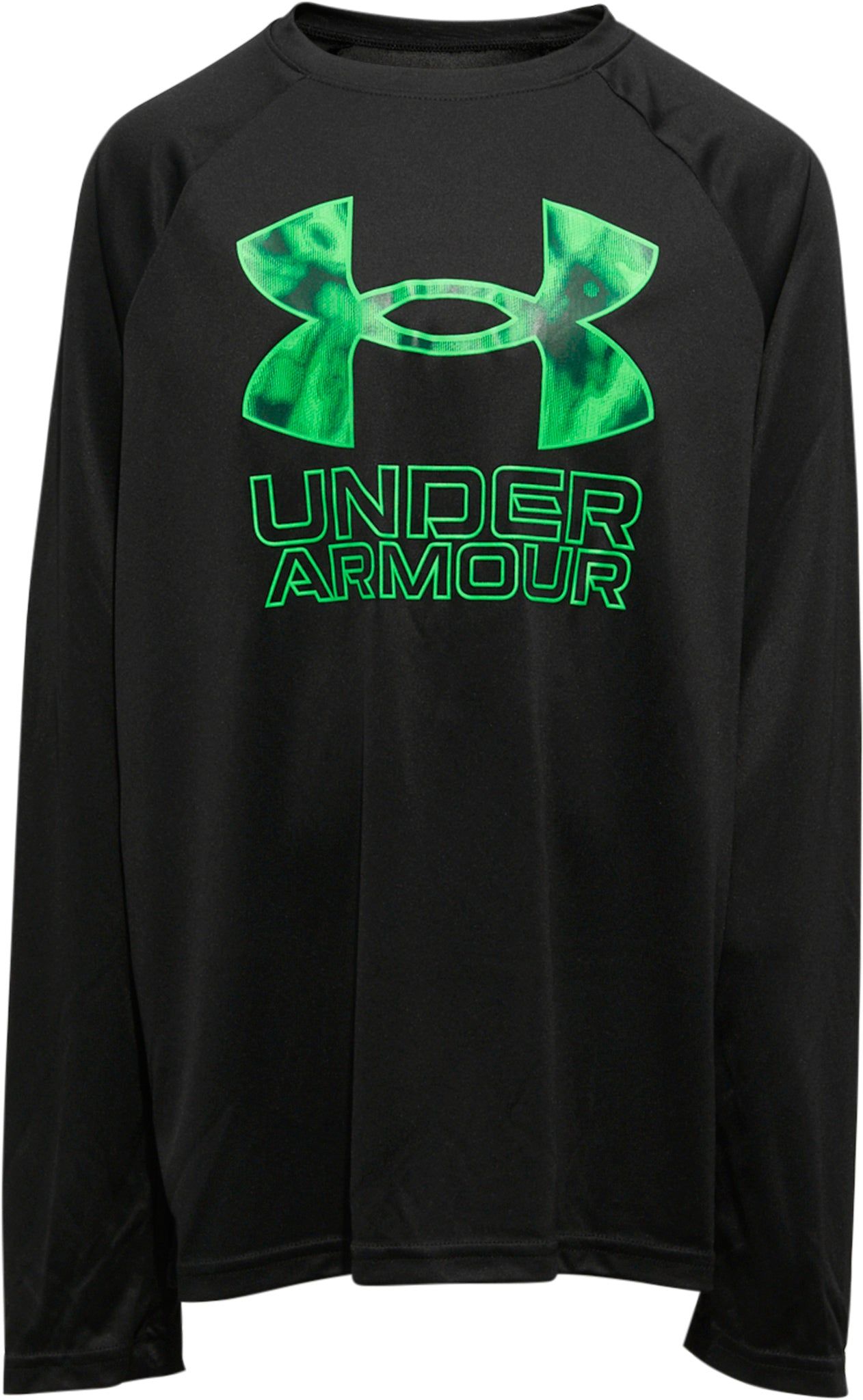 UA Tech Hybrid Print Fill Long Sleeve Top - Boy|-|Haut à manches longues avec imprimé UA Tech Hybrid - Garçon sold by Altitude Sports product image thumbnail 4