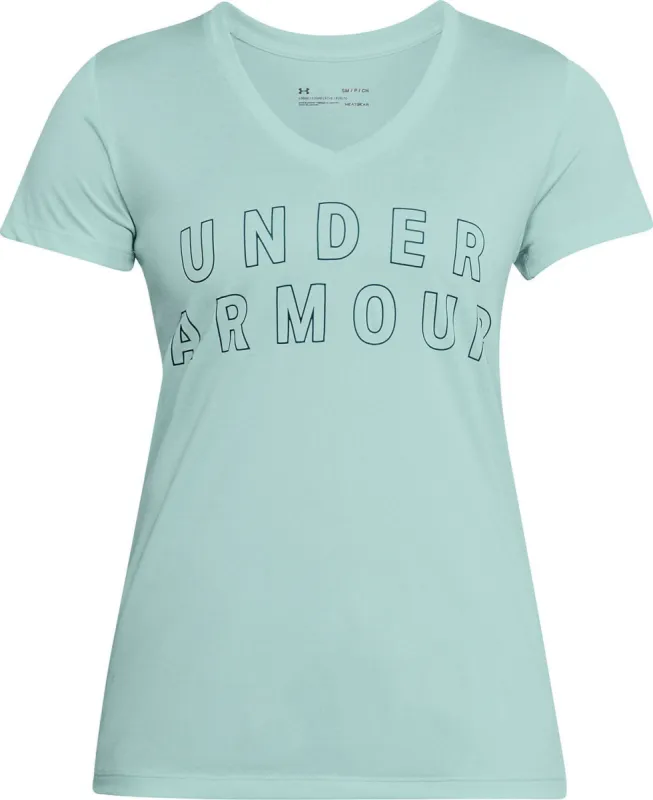 Women's Tech Graphic Twist V-Neck|-|Haut torsadé imprimé avec encolure en V Tech Femme sold by Altitude Sports