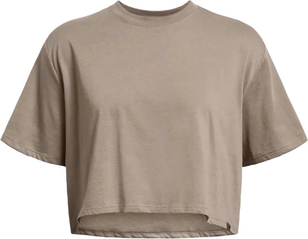 UA Campus Boxy Crop Short Sleeve - Women's|-|Haut court à manches courtes UA Campus Boxy - Femme sold by Altitude Sports