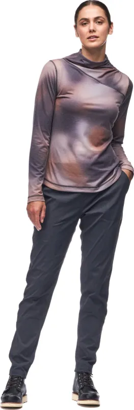 Luz High-necked ruched long-sleeve Jersey - Women's|-|Maillot Col montant froncé à manches longues Luz - Femme sold by Altitude Sports