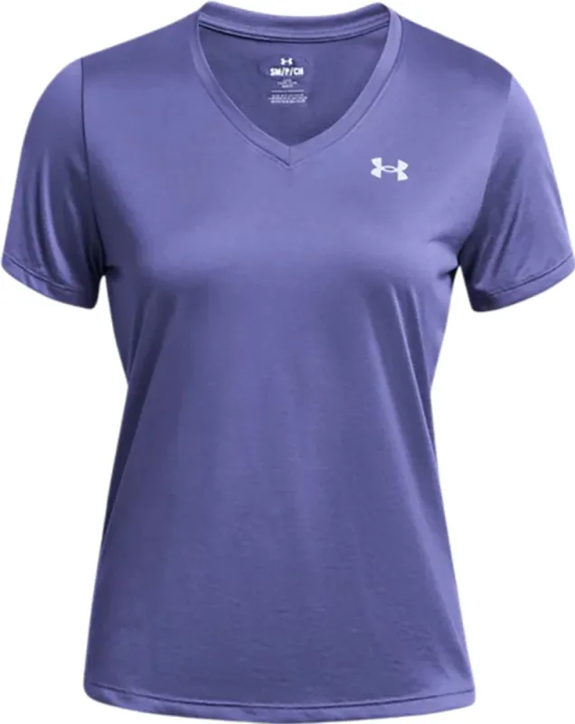 UA Tech V-Neck Short Sleeve T-Shirt - Women's|-|T-shirt à manches courtes et col en V UA Tech - Femme sold by Altitude Sports