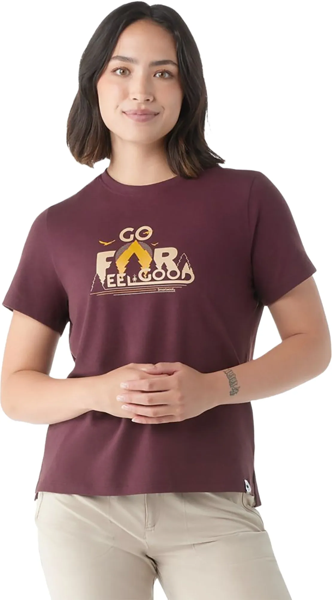 Go Far. Feel Good. Graphic Short Sleeve Tee - Women's|-|T-shirt graphique à manches courtes Go Far. Feel Good. - Femme sold by Altitude Sports product image thumbnail 2