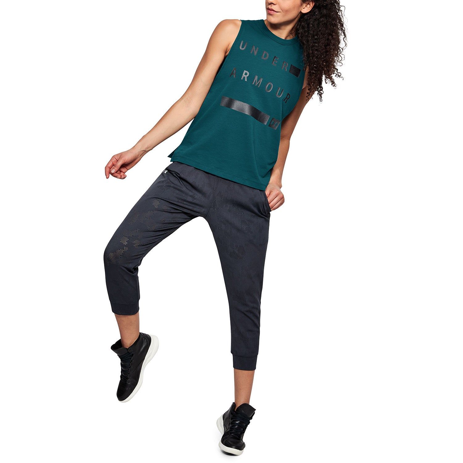 Women's UA Linear Wordmark Muscle Tank|-|Camisole UA Linear Wordmark Muscle Femme sold by Altitude Sports product image thumbnail 4