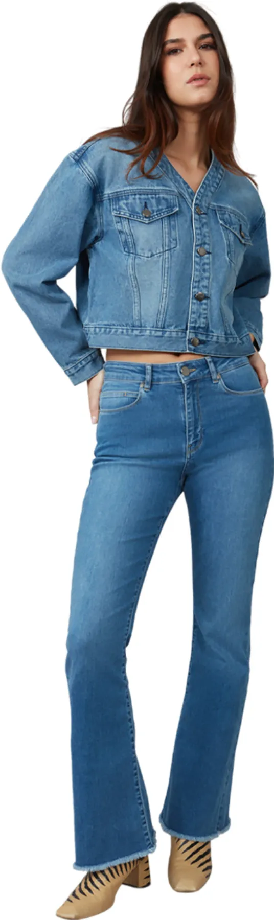 Alice High Rise Flare Jeans - Women's|-|Jean évasé à taille haute Alice - Femme sold by Altitude Sports product image thumbnail 4