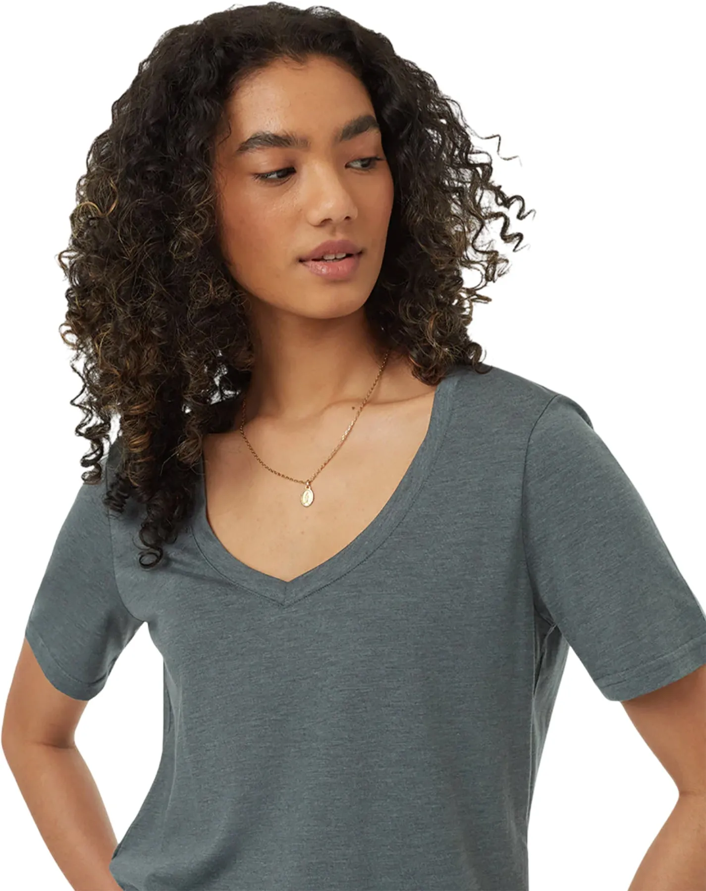 Treeblend V-Neck T-Shirt - Women's|-|T-shirt à col en V Treeblend - Femme sold by Altitude Sports product image thumbnail 4