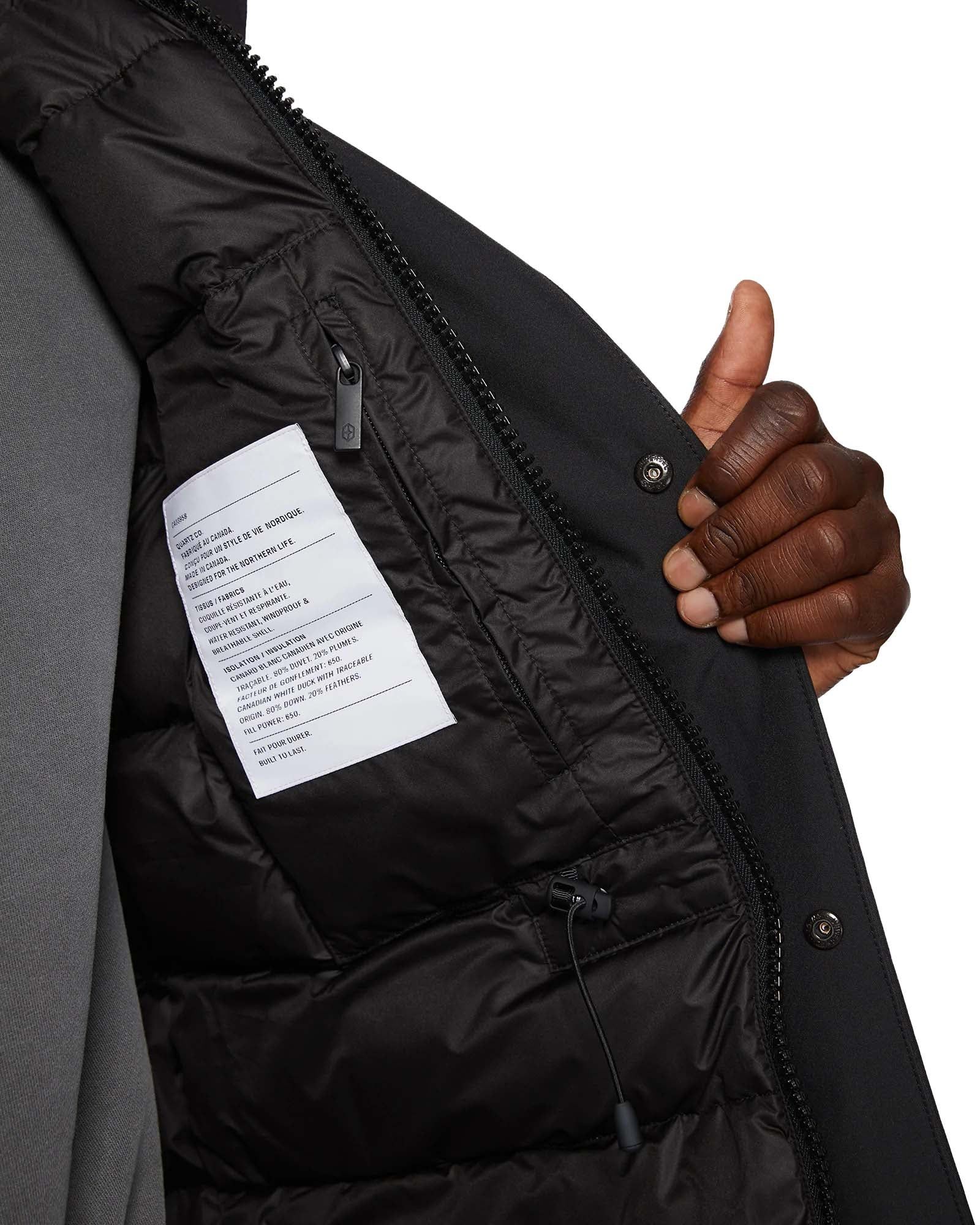 Champlain Hooded Down Winter Jacket - Slim-Straight - Men's|-|Manteau d'hiver en duvet à capuchon Champlain - Ajustée et Droite - Homme sold by Altitude Sports product image thumbnail 5