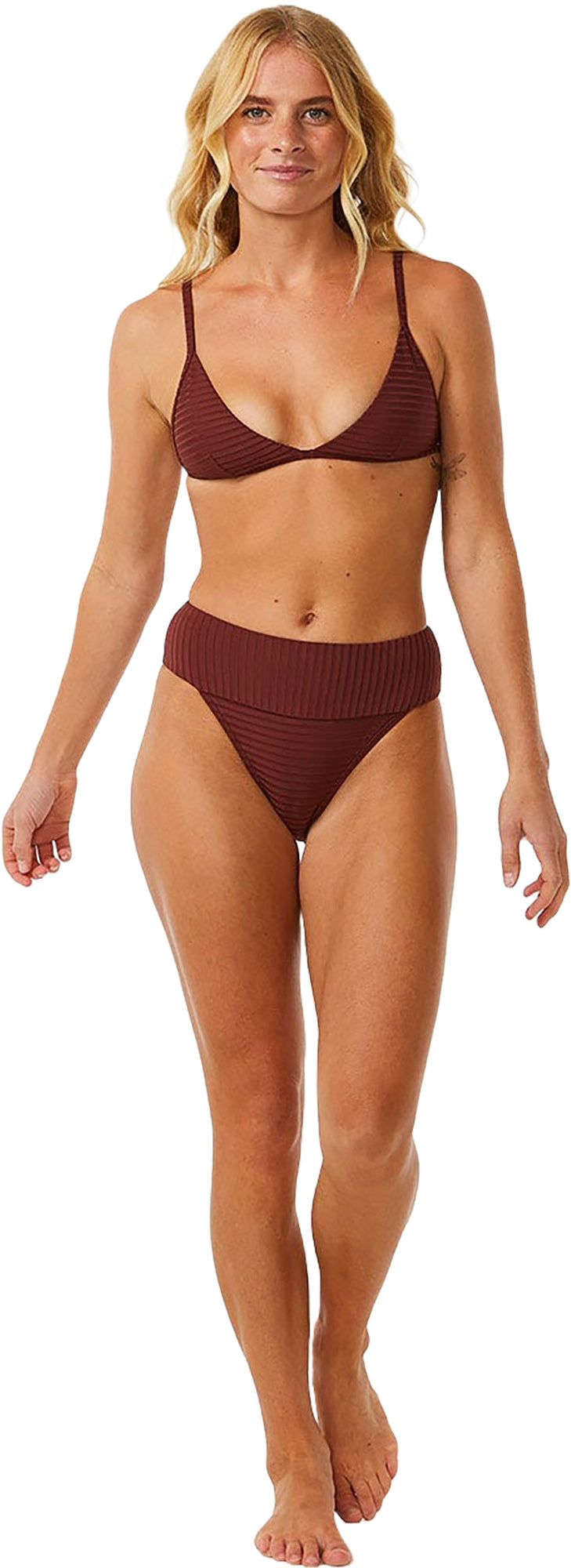 Premium Surf High Waist Cheeky Coverage Bikini Bottom - Women's|-|Bas de bikini taille haute à couvrance minimale Premium Surf - Femme sold by Altitude Sports product image thumbnail 3