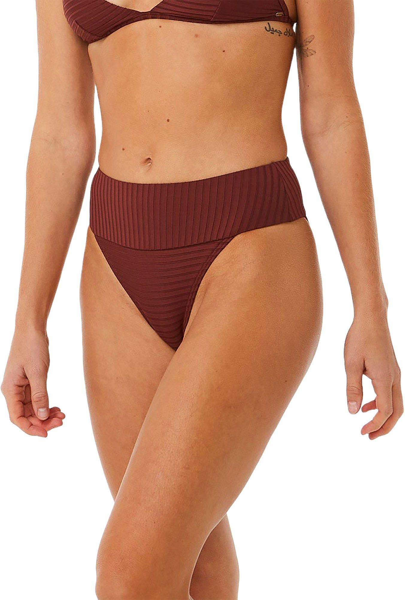 Premium Surf High Waist Cheeky Coverage Bikini Bottom - Women's|-|Bas de bikini taille haute à couvrance minimale Premium Surf - Femme sold by Altitude Sports product image thumbnail 4