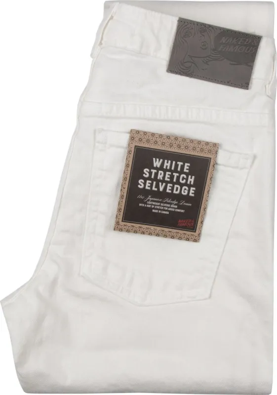 Boyfriend - White Stretch Selvedge - Women's|-|Jean Boyfriend - White Stretch Selvedge - Femme sold by Altitude Sports