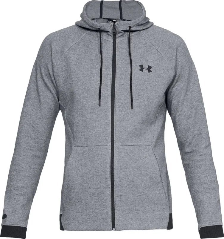 Men's UA Unstoppable 2X Knit Full-Zip Hoodie|-|Chandail à capuchon zippé en tricot UA Unstoppable 2X Homme sold by Altitude Sports