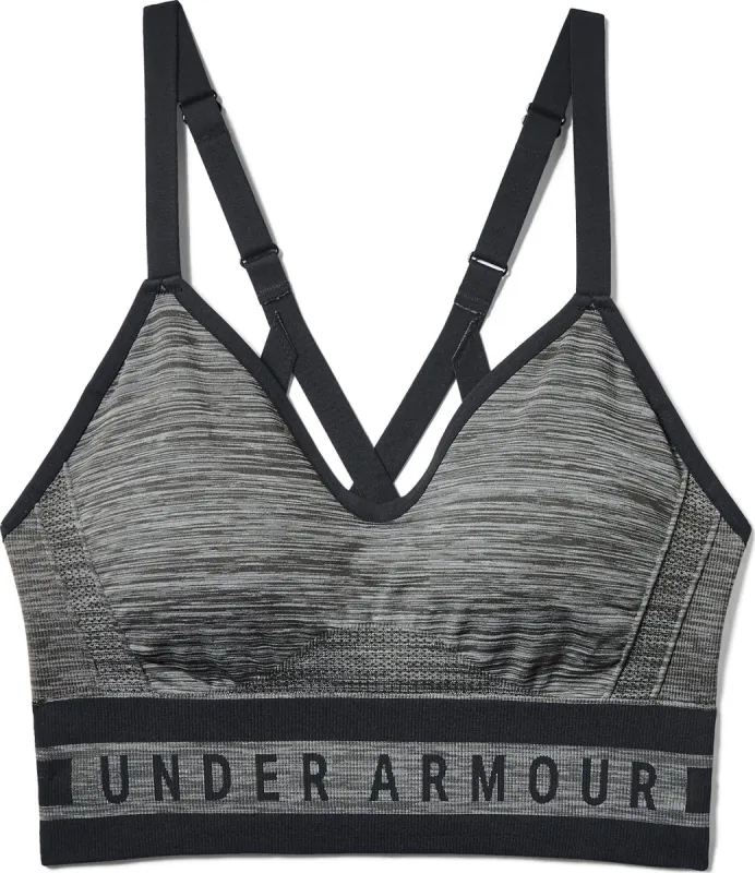 Women's UA Seamless Longline Heather Sports Bra|-|Soutien-gorge de sport chiné UA Seamless Longline Femme made by Under Armour