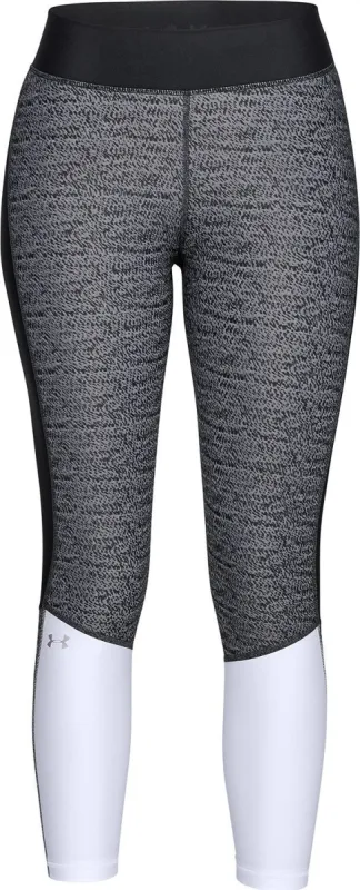 Women's UA HeatGear Armour Jacquard Ankle Crop Legging|-|Legging écourté UA HeatGear Armour Jacquard Femme sold by Altitude Sports