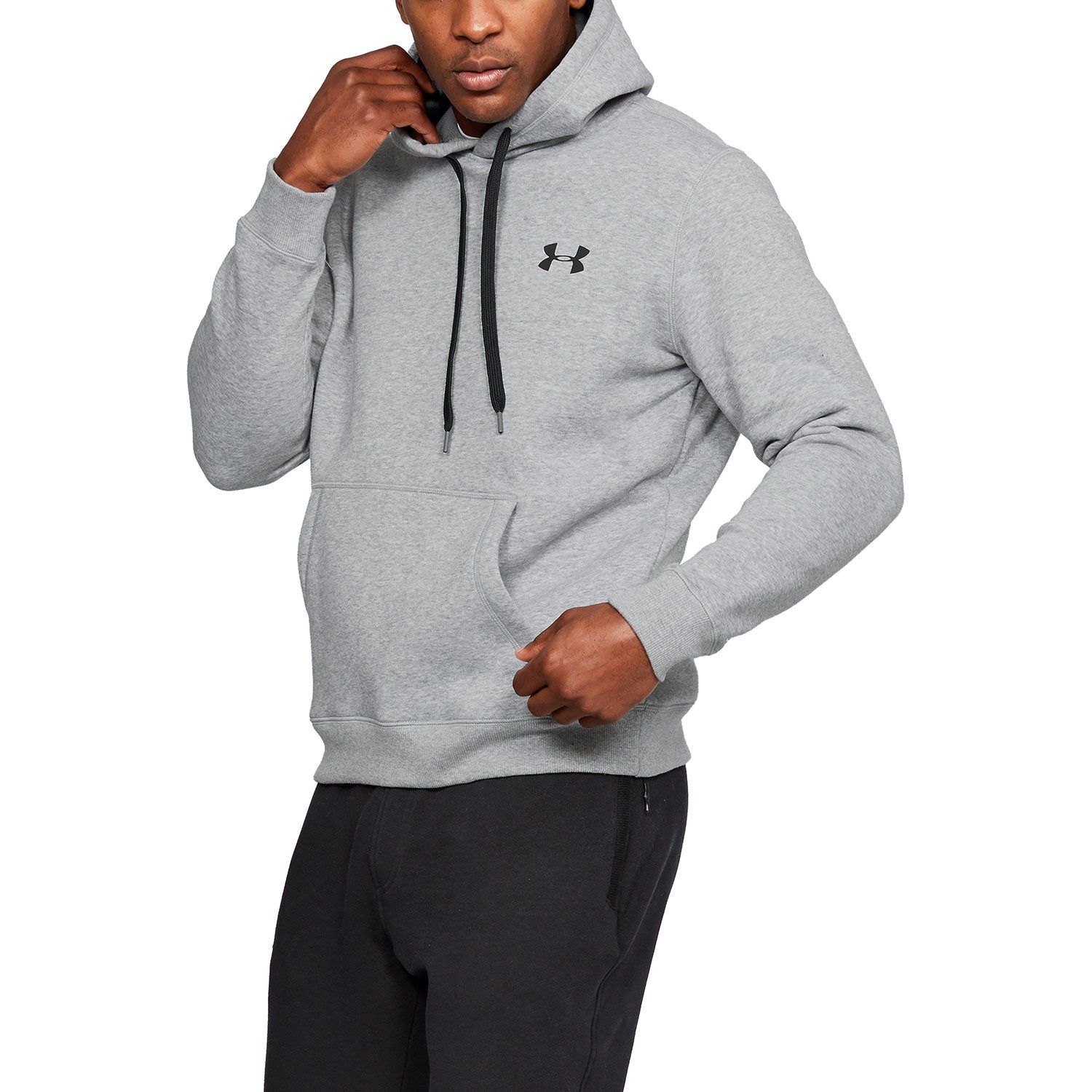 Men's UA Rival Fleece Fitted Hoodie|-|Chandail ajusté à capuchon UA Rival Homme sold by Altitude Sports product image thumbnail 4