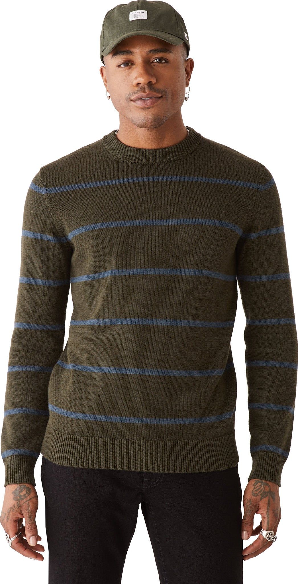 Striped Crewneck Sweater - Men's|-|Chandail rayé à col rond - Homme sold by Altitude Sports product image thumbnail 2