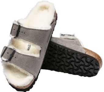 Arizona Shearling Suede Leather Sandals - Unisex|-|Sandales Arizona Shearling Suède - Unisexe sold by Altitude Sports