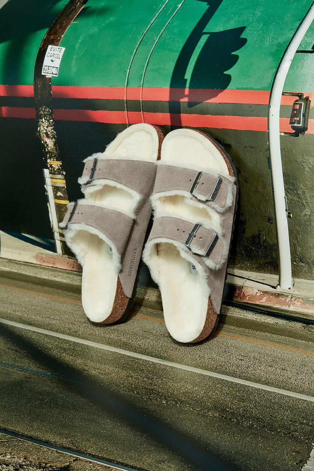 Arizona Shearling Suede Leather Sandals - Unisex|-|Sandales Arizona Shearling Suède - Unisexe sold by Altitude Sports product image thumbnail 4