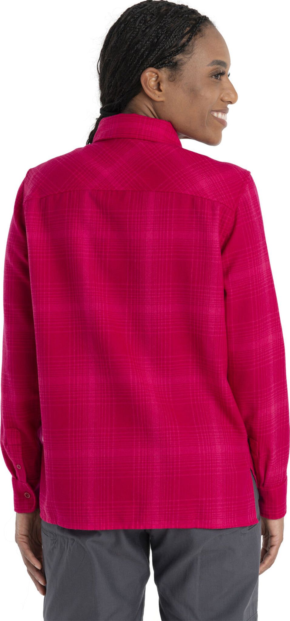 200 Dawnder Merino Long Sleeve Plaid Flannel Shirt - Women's |-|Chemise en flanelle à carreaux et manches longues en mérinos 200 Dawnder - Femme sold by Altitude Sports product image thumbnail 3