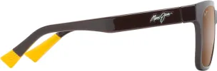 Punikai Sunglasses - Shiny Black - Blue Hawaii Lens|-|Lunettes de soleil Punikai sold by Altitude Sports