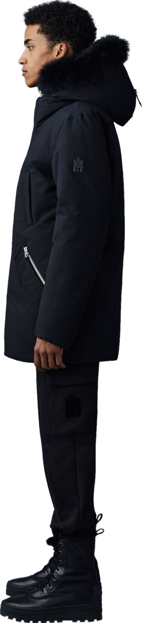 Edward 2-In-1 Down Parka with Hooded Bib and Fox Fur - Men's|-|Parka 2-en-1 en duvet avec plastron à capuchon et fourrure de renard Edward - Homme sold by Altitude Sports product image thumbnail 3