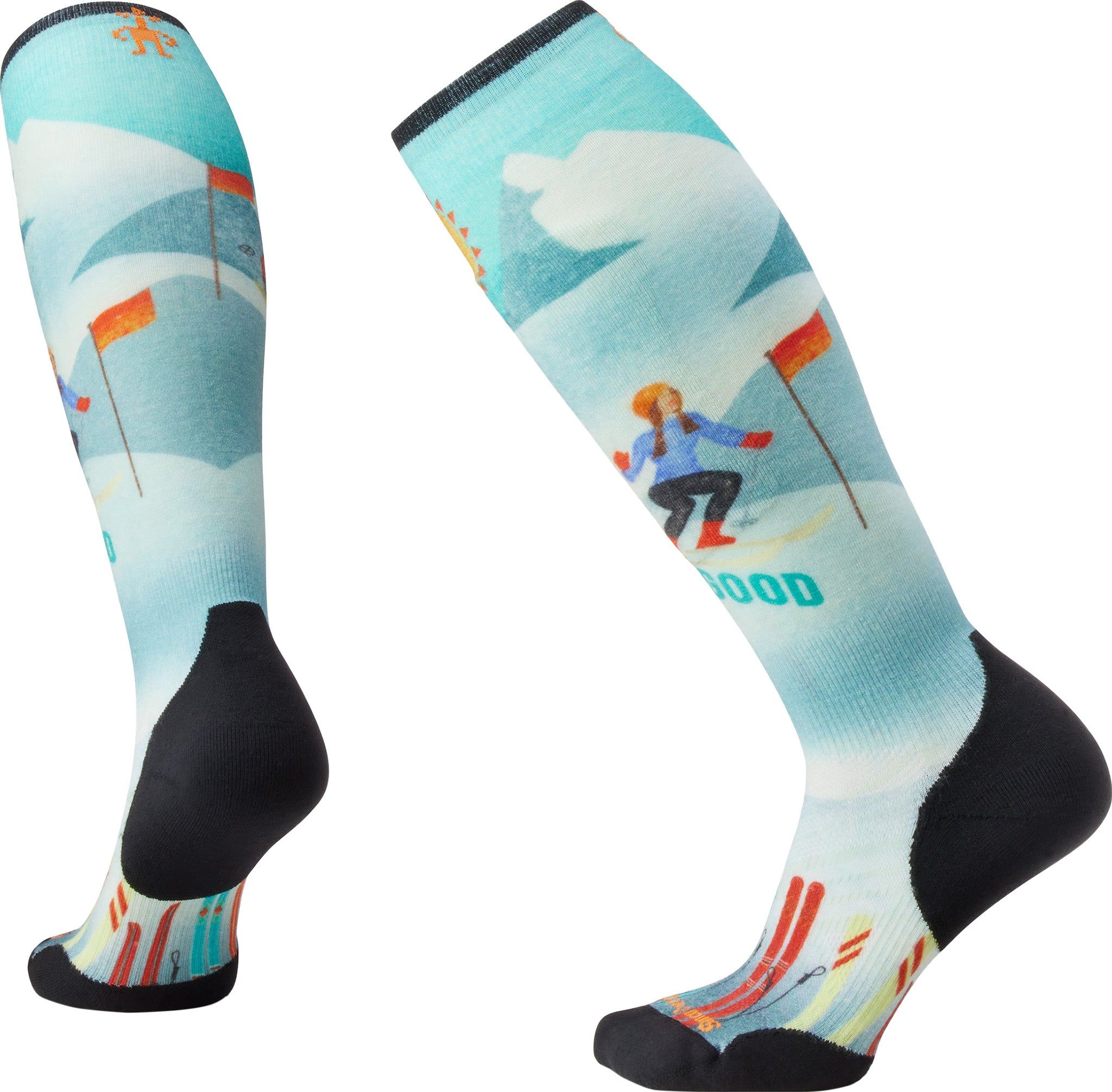 Ski Targeted Cushion Snow Bunny Print OTC Socks - Women’s|-|Chaussettes Ski Targeted Cushion Snow Bunny Print OTC - Femme sold by Altitude Sports