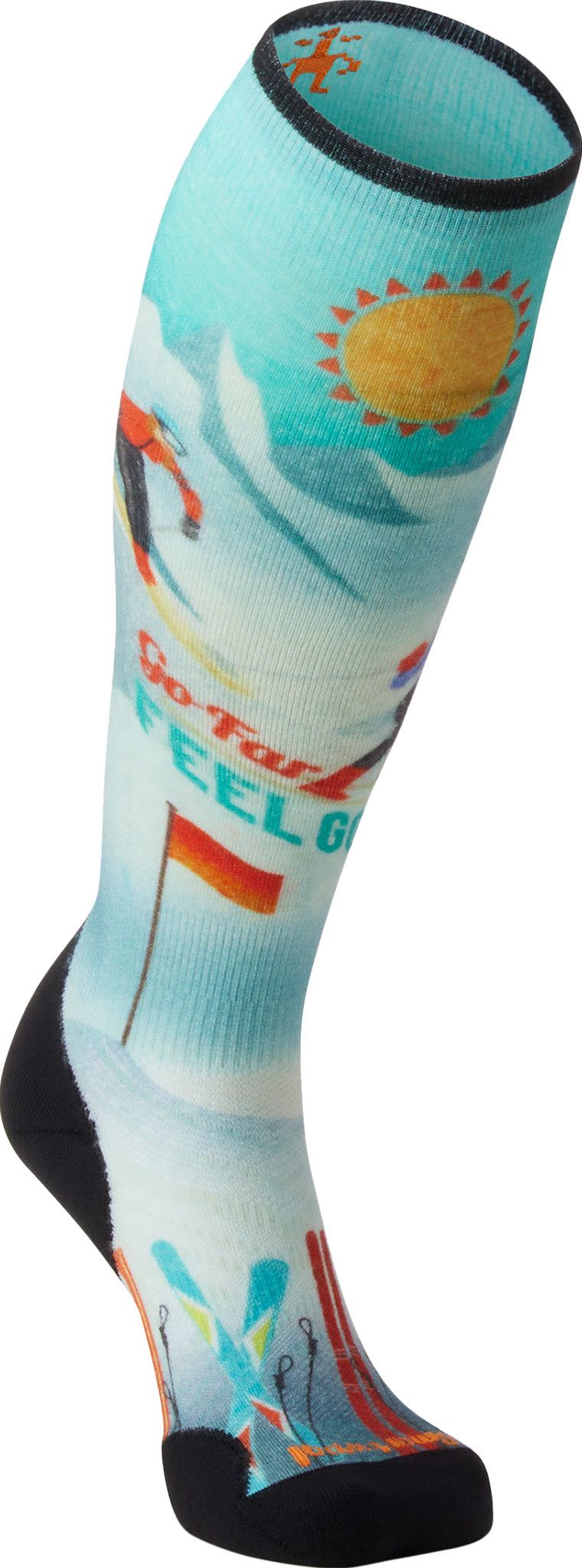 Ski Targeted Cushion Snow Bunny Print OTC Socks - Women’s|-|Chaussettes Ski Targeted Cushion Snow Bunny Print OTC - Femme sold by Altitude Sports product image thumbnail 2