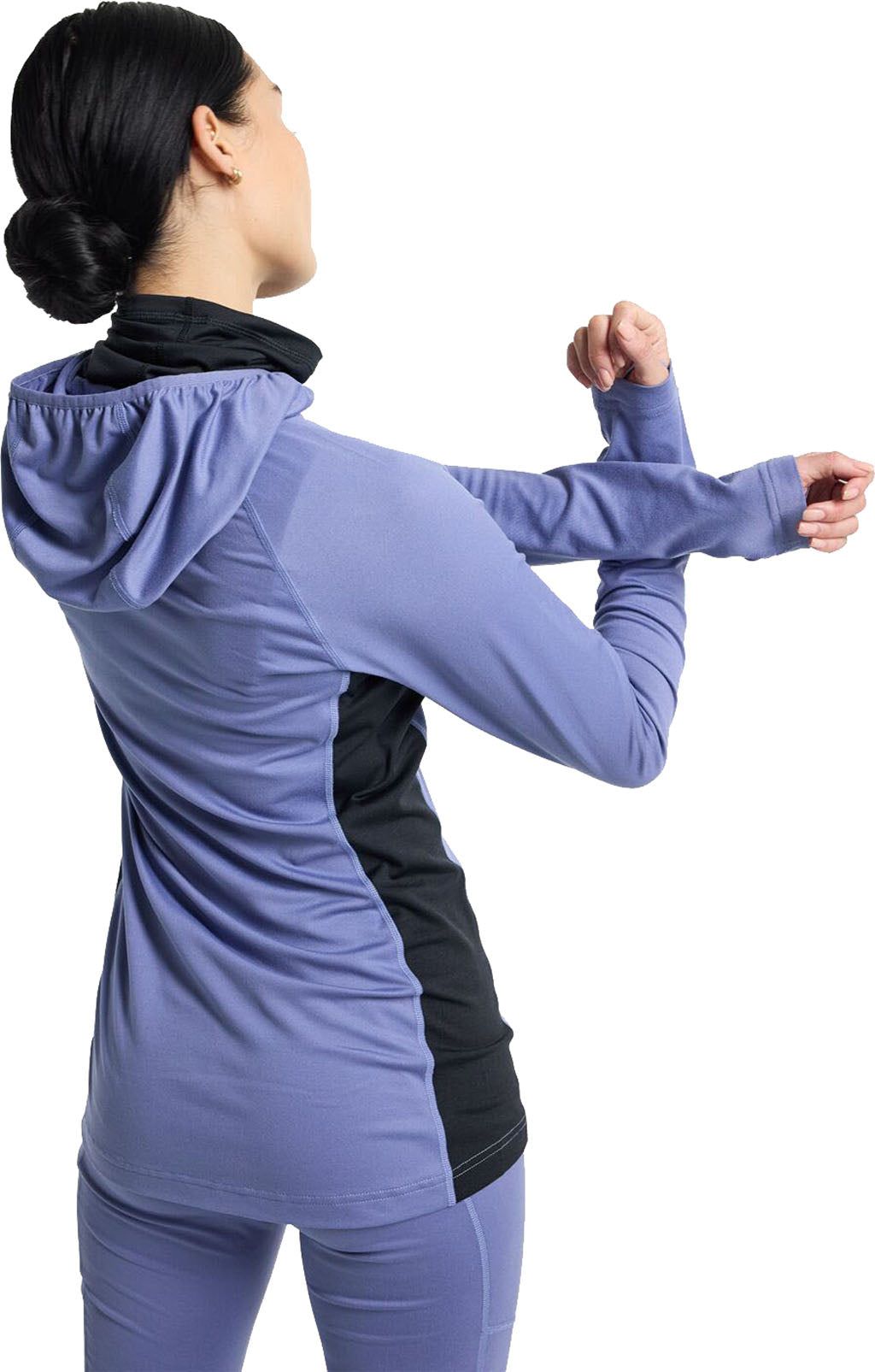 Midweight X Base Layer Long Neck Hoodie - Women's|-|Chandail à capuchon à col long et couche de base d'épaisseur moyenne X - Femme sold by Altitude Sports product image thumbnail 4
