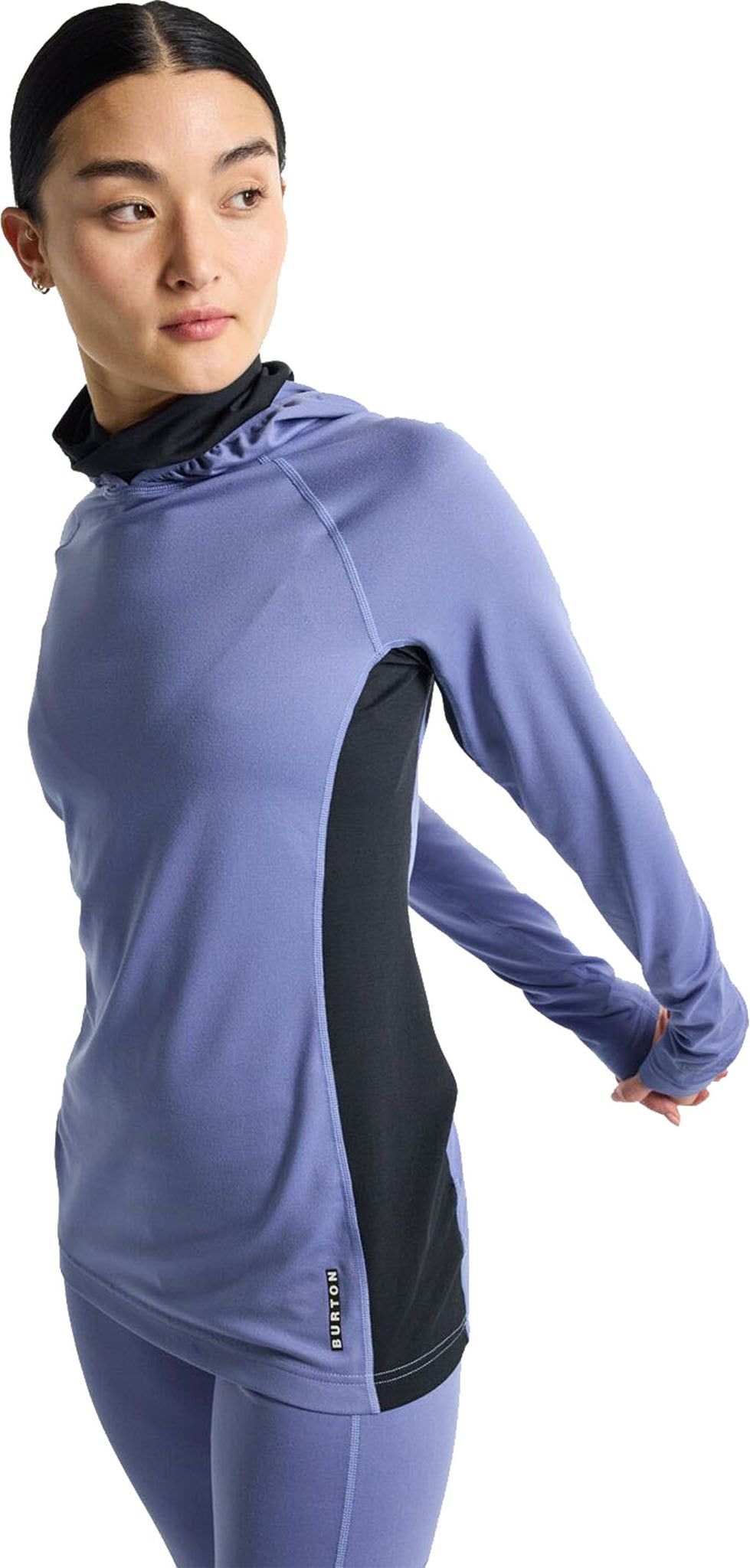 Midweight X Base Layer Long Neck Hoodie - Women's|-|Chandail à capuchon à col long et couche de base d'épaisseur moyenne X - Femme sold by Altitude Sports product image thumbnail 2