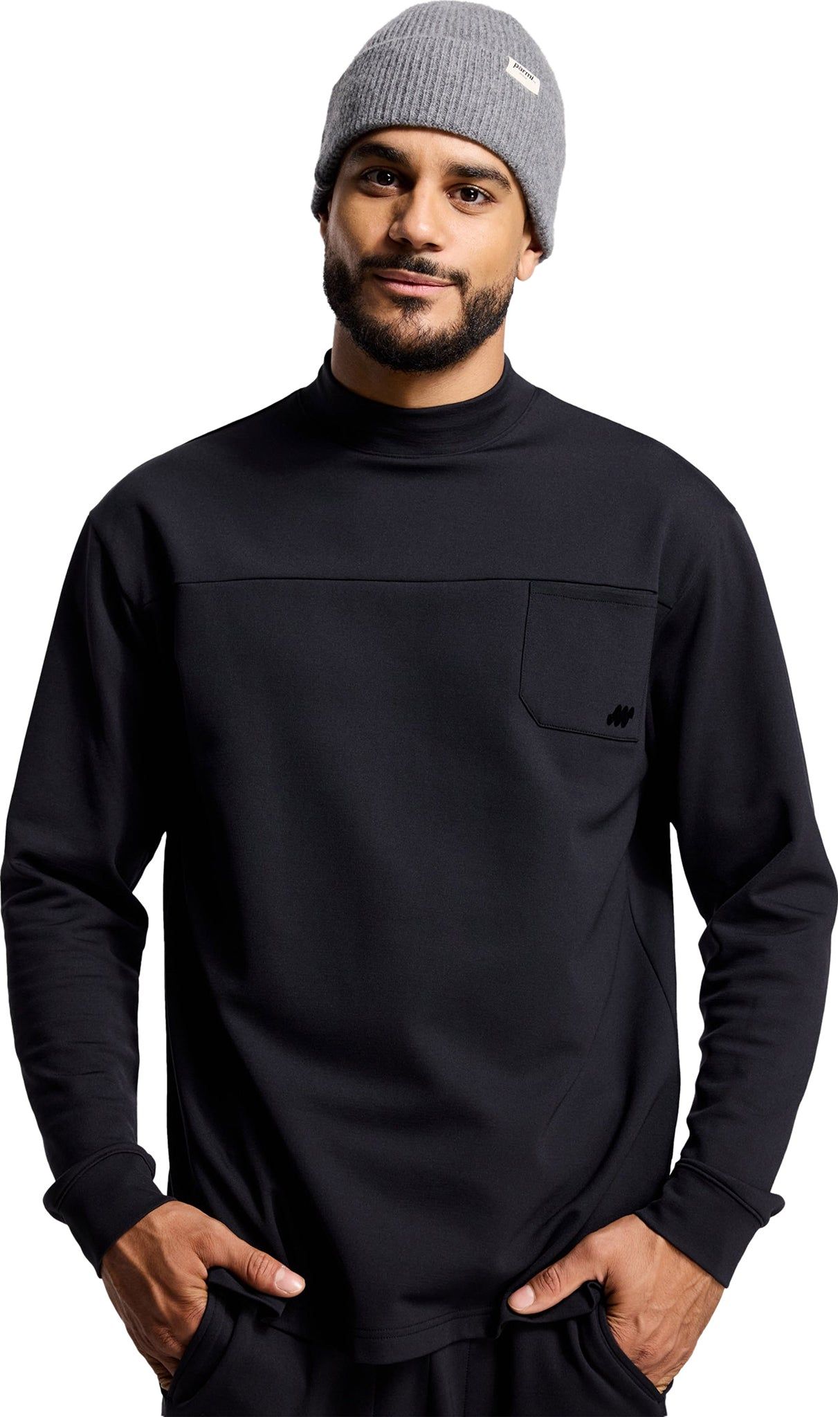 Merino Mock Neck Sweater - Men's|-|Chandail à col montant en mérinos - Homme sold by Altitude Sports product image thumbnail 5