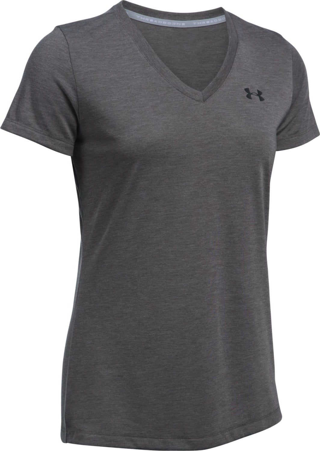Women's UA Threadborne Train V-Neck|-|Chandail d'entraînement UA Threadborne à encolure en V Femme sold by Altitude Sports product image thumbnail 3