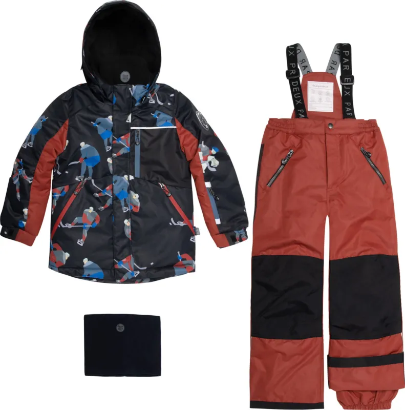 Printed Hockey Players Two Piece Snowsuit - Big Boy|-|Habit de neige deux pièces imprimé joueurs de hockey - Grand Garçon sold by Altitude Sports